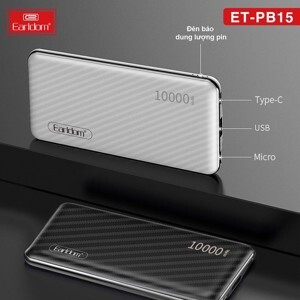 Sạc dự phòng Earldom PB-15 10.000 mAh