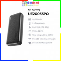 Sạc dự phòng Energizer 20,000mAh /3.7V Li-Polymer - UE20055PQBK - Bảo hành 1 NĂM - 1 ĐỔI 1