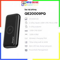 Sạc dự phòng Energizer 20,000mAh /3.7V Li-Polymer - QE20009PQBK - Bảo hành  1 NĂM - 1 ĐỔI 1