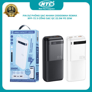 Sạc dự phòng Flinc Remax RPP-72 10000mAh