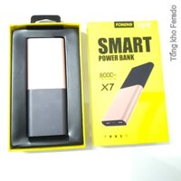 Sạc dự phòng Foneng x7 Plus có màn hình led - Pin sạc dự phòng 2 cổng USB 8000mAh