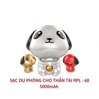 Sạc dự phòng hình chó thần tài may mắn Remax RPL - 68 (5000mAh) - Đem Lại May Mắn Cho Gia - Chủ hàng chính hãng