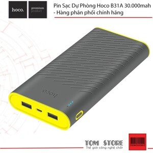 Sạc dự phòng Hoco B31A - 30.000mah