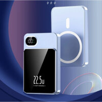 Sạc Dự Phòng Không Dây Iphone, Sạc Từ Tính 10000mah 22.5w Tương Thích Với Tất Cả điện Thoại Thông Minh Hỗ Trợ % Pin