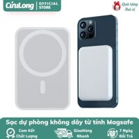 Sạc Dự Phòng Không Dây Magsafe iPhone từ tính pin dự phòng cao cấp nhỏ gọn mang theo