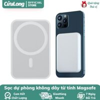 Sạc Dự Phòng Không Dây Magsafe iPhone từ tính pin dự phòng cao cấp nhỏ gọn mang theo