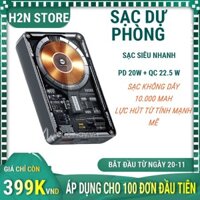 SẠC DỰ  PHÒNG KHÔNG DÂY , SẠC NHANH 15 W, SAC 10000 MAH