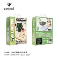 Sạc dự phòng không dây từ tính magnetic wireless 100000mAh, quạt tản nhiệt turbo