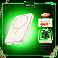 Sạc dự phòng không dây Ugreen 5000mAh/10000mAh | Sạc 2 thiết bị | Pin Li-on | Bảo hành 18 tháng 1 đổi 1 |25207 25208