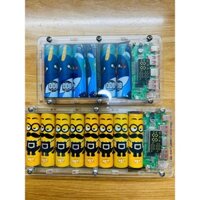 Sạc dự phòng mica trong suốt pin 18650 mạch sạc nhanh 22.5w cảm biến nhiệt NTC