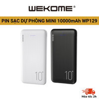 Sạc dự phòng mini 10000mAh WK WP- 129 hỗ trợ sạc nhanh 2.1A, 2 cổng sạc