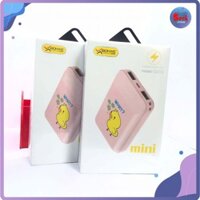 Sạc dự phòng mini 10000mAh (hình cute hello kitty) GB03 nhỏ gọn bảo hành 12 tháng lỗi 1 đổi 1