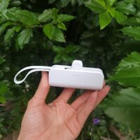 Sạc Dự Phòng Mini - 2 Chân Sạc Iphone và Type C- Hỗ Trợ Sạc Nhanh