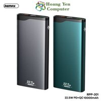 Sạc Dự Phòng Mini Remax RPP-201 10000Mah (Sạc Nhanh QC3.0 18W, 22.5W, PD 18W) - BH 1 Năm - Hoàng Yến Computer