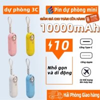 Sạc dự phòng mini  sạc nhanh 20w pin dung lượng 1000mah cổng( iphone  hoặc type-c） cắm trực tiếp cho nhiều điện thoại
