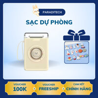 Sạc Dự Phòng ParadiTech 20W 3 Cổng Sạc Siêu Nhỏ Gọn