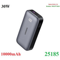 Sạc dự phòng PD 30W dung lượng 10000mAh hỗ trợ sạc nhanh Ugreen 25185 PB502 cao cấp