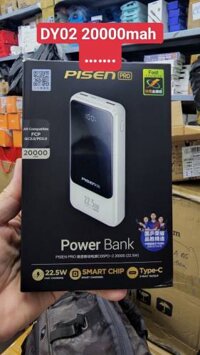 Sạc dự phòng Pisen DY02 20000mah PD 22.5W