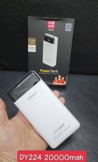 Sạc dự phòng Pisen dy224 20000mAh 15W LED