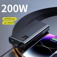 Sạc dự phòng Power bank PD22.5W 50000MAH 100000mah 80000mAh pin dự phòng màn hình Led tích hợp tích hợp
