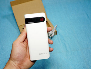 Sạc dự phòng romoss 10.400 mah solo chính hãng - ROMc 10.400