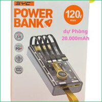 sạc dự phòng S114 power bank 20000mah