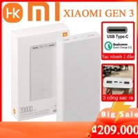 Sạc Dự Phòng Sạc Nhanh Pin Sạc Dự Phòng Xiaomi 20000mah Pin Dự Phòng Xiaomi10000mah Fast Charge Power Bank Chính Hãng