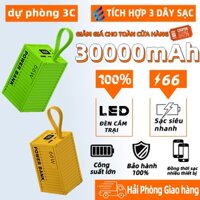 Sạc dự phòng Sạc Nhanh Power bank 66W  30000mAh pin dự phòng màn hình Led tích hợp tích hợp，cục sạc dự phòng