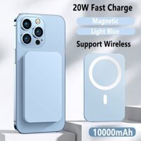 Sạc dự phòng sạc nhanh sạc không day từ tính 6000mah 10000mah hỗ trợ sạc nhanh 15/20w hàng chính hãng BH 12 tháng