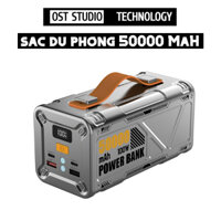 Sạc Dự Phòng WEKOME WP-08 50000 mAh Sạc Cực Nhanh Với Tốc Độ 100W, Sạc Dự Phòng 50000 mAh Dung Lượng Pin Chuẩn