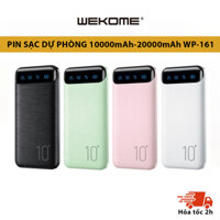 Sạc dự phòng WEKOME WP-163 20000mAh tích hợp 2 cổng sạc đầu ra