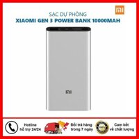 Sạc dự phòng Xiaomi 10000mAh Gen 3 Bản Sạc Nhanh 2020 – Xiaomi Mi