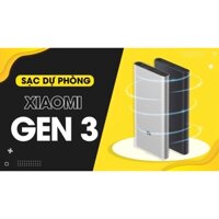 Sạc Dự Phòng Xiaomi 10000mAh gen3 PLM02ZM Cầm cực nặng tay chắc chắn sạc 2-3 lần cho mọi loại điện thoại