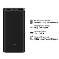 Sạc dự phòng Xiaomi 20000mAh 50W