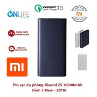 SẠC DỰ PHÒNG XI.AO.MI GEN 2 10000MAH 2 CỔNG SẠC TIỆN DỤNG.