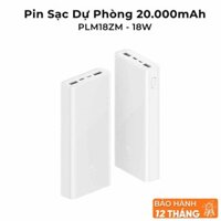 Sạc dự phòng xiaomi PLM18ZM 20000mAh công suất 18w, sạc nhanh xiaomi gen3