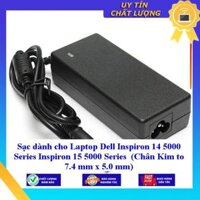 Sạc dùng cho Laptop Dell Inspiron 14 5000 Series Inspiron 15 5000 Series Chân Kim to 7.4 mm x 5.0 mm - Hàng Nhập Khẩu New Seal