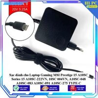 Sạc dùng cho Laptop Gaming MSI Prestige 15 A10SC Series 15 A10SC-222VN 10SC 004VN A10SC-048 A10SC-083 A10SC-091 A10SC - Hàng Nhập Khẩu New Seal