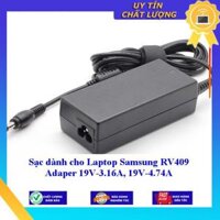 Sạc dùng cho Laptop Samsung RV409 Adaper 19V-3.16A 19V-4.74A - Hàng Nhập Khẩu New Seal