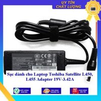 Sạc dùng cho Laptop Toshiba Satellite L450 L455 Adapter 19V-3.42A - Hàng Nhập Khẩu New Seal