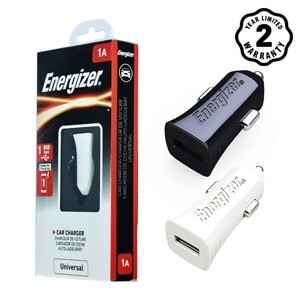 Sạc Energizer CL xe hơi 1A DCA1ACBK3/ DCA1ACWH3