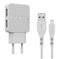 Sạc Energizer Lifetime Wall 3.4A (kèm cáp Lightning) AC2CEULLIM