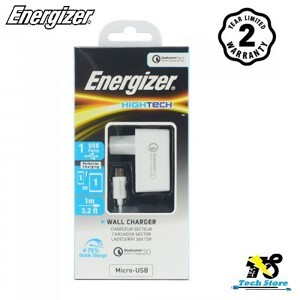 Sạc Energizer Quick Charge 2.0 + Kèm cáp MicroUSB - ACW1QEUHMC3