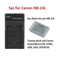 Sạc for Canon NB-13L dùng cho máy Canon G7X, G9X, G5X, SX720HS