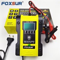 Sạc Foxsur 6A 12V (6Ah - 120AH) sạc pin Lithium ion 18650, LiFePO4 pin sắt 32650, ắc quy axít chì