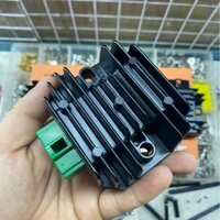 Sạc HCE Độ Tăng Dòng, Chân Xanh Và Chân Đen Kèm Dây Nguồn Lắp Cho Wave 100/110 - Phụ Kiện Xe Máy - Phụ Tùng