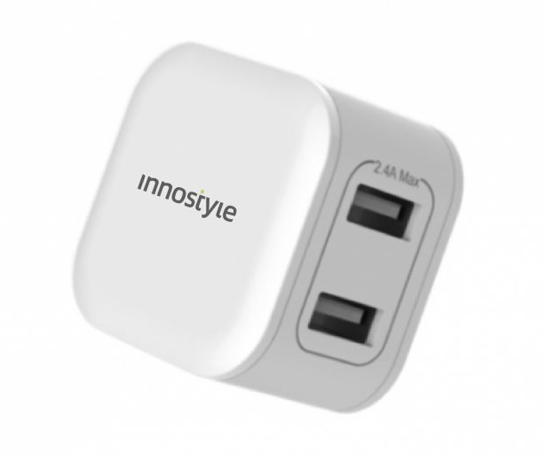 Sạc Innostyle Minigo 2 cổng USB 12W (IC12SA)