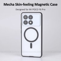 Sạc không dây cho Xiaomi Poco F6 Pro Vỏ bảo vệ PC cứng trong suốt Vỏ điện thoại