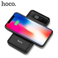 Sạc không dây Hoco J11 thông minh chuẩn Qi kiêm pin dự phòng 10000 mAh cho Iphone 8, iphone X, Note8 - Phân phối bởi Vietstore