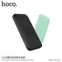 Sạc không dây Hoco J14 thông minh chuẩn Qi kiêm pin dự phòng 10000 mAh cho Iphone 8, iphone X,Samsung Galaxy S9, Note8